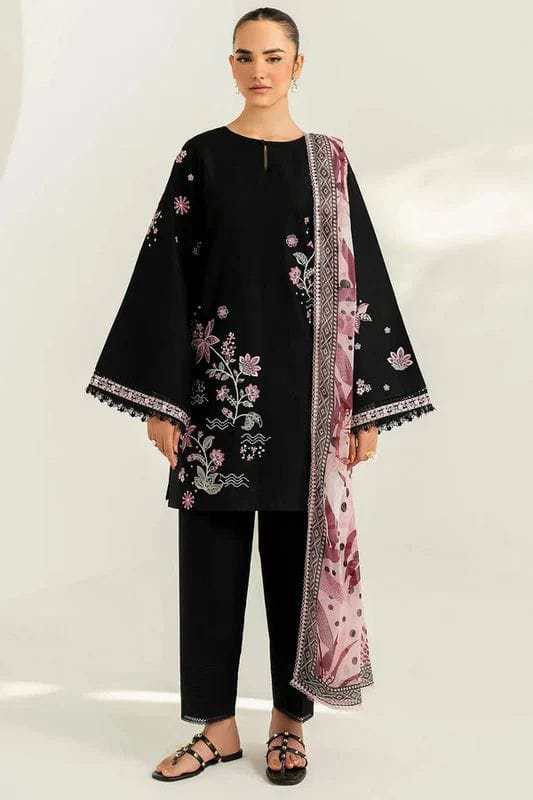 FRS - 3PC Lawn Embroidered Unstitched