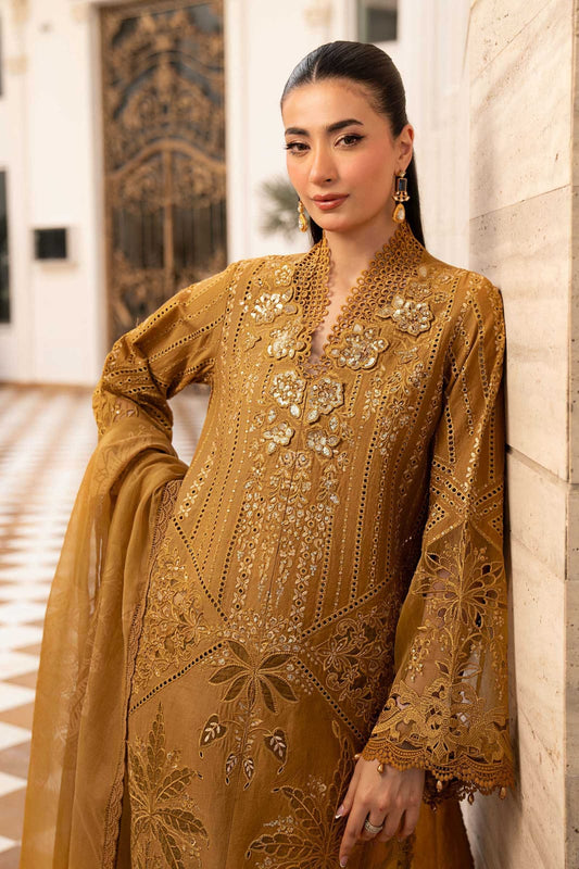 MRB- 3PC DHANAK EMBROIDERED UNSTITCHED