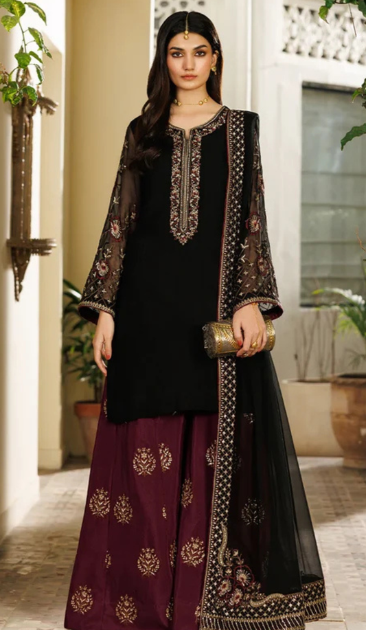 IZK - 3PC Lawn Embroidered Unstitched