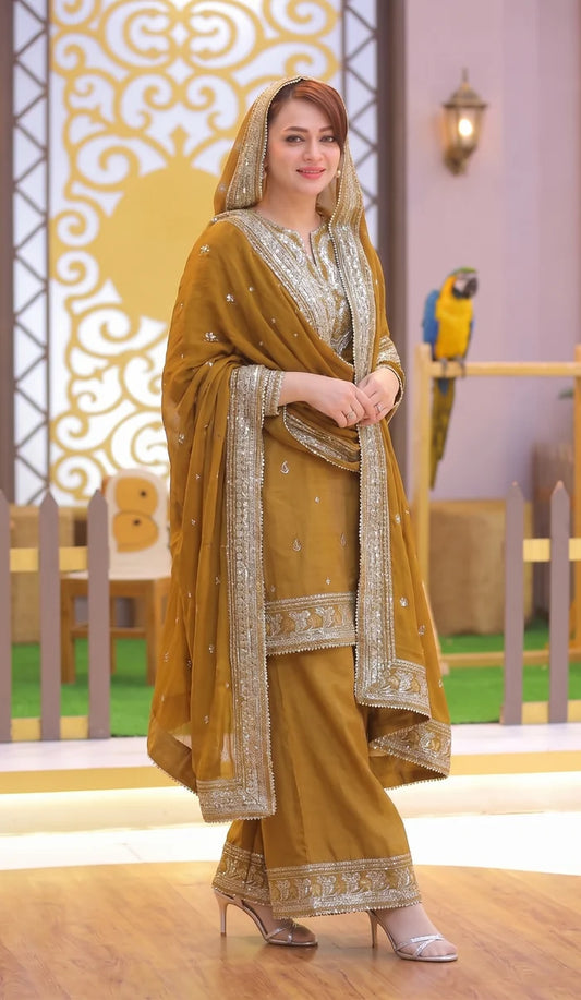 ANL - 3PC Lawn Embroidered Unstitched